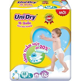 Tã quần UniDry Super Jumbo Size M74/L68/XL62/XXL56 Mới