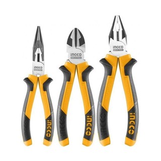 Bộ 3 kềm răng, cắt và nhọn ingco hkps28318