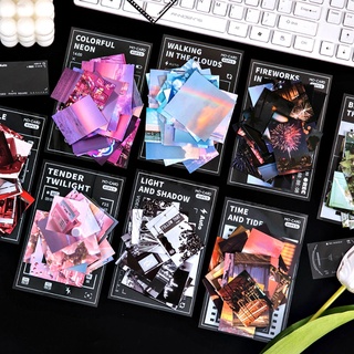 Set 45 Miếng Dán Trang Trí Sổ Lưu Niệm Phong Cách Vintage
