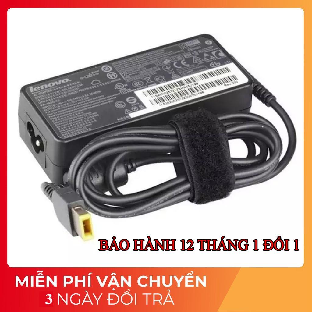 Sạc Laptop Lenovo 20V - 3.25A Chân USB dành cho G40-30 G40-70 Z40 Z50 E41-80 G40 G40-45 G40-80 kèm dây nguồn