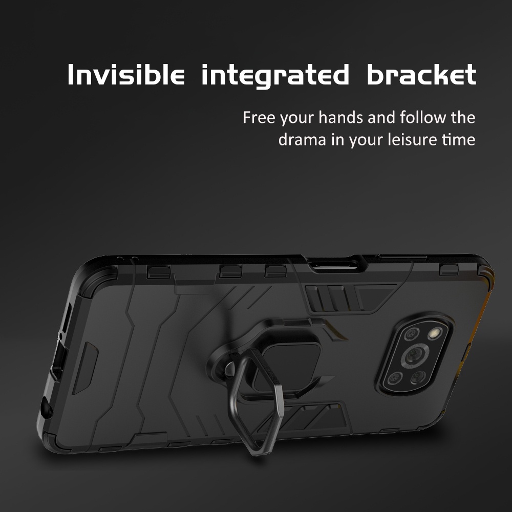 Ốp điện thoại UFlaxe cứng chống sốc có nhẫn đỡ cho Xiaomi Poco X3 Pro NFC Poco F3 X3 GT M3Pro 5G F2 Pro Pocophone F1 | BigBuy360 - bigbuy360.vn