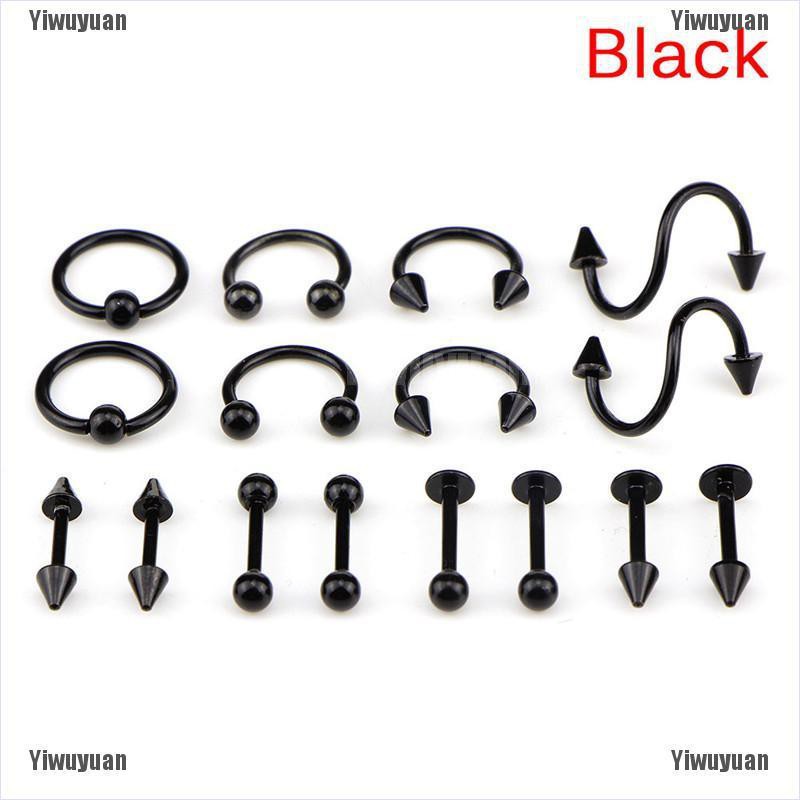 Bộ 16 Món Đồ Thời Trang Cá Tính Bằng Inox