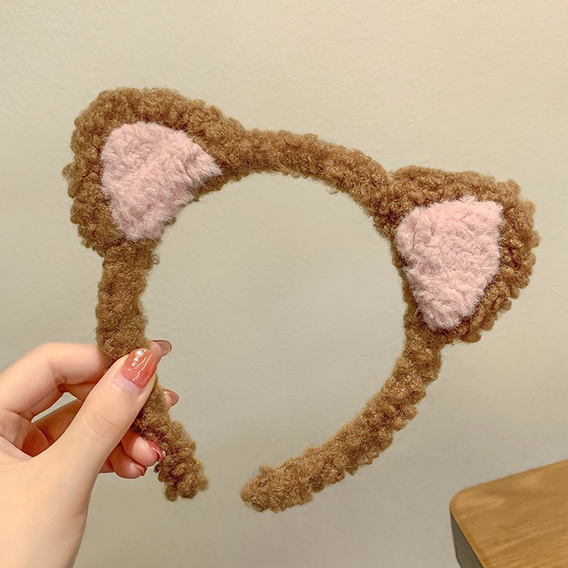 Băng Đô Tai Mèo Bằng Lông Nhung Dễ Thương Xinh Xắn Dành Cho Nữ