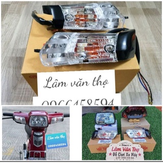 Cụm xi nhan trong suốt lắp dream cực đẹp
