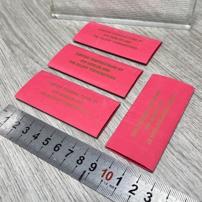 Bộ 4 cái - Nhiệt co - màng co trang trí có chữ