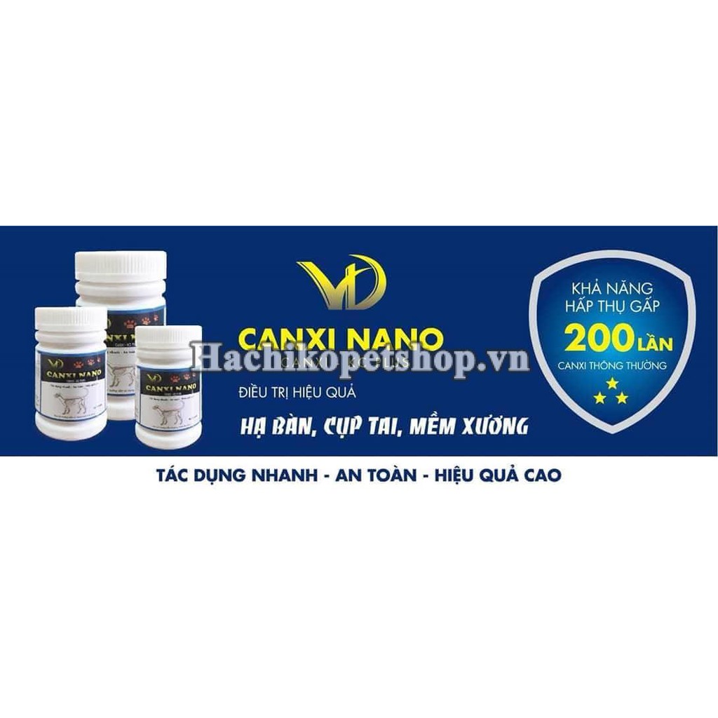 CANXI NANO CHO CHÓ