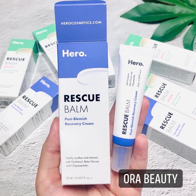 Tinh chất Hero Cosmetics Rescue Balm The post-blemish Recovery Cream