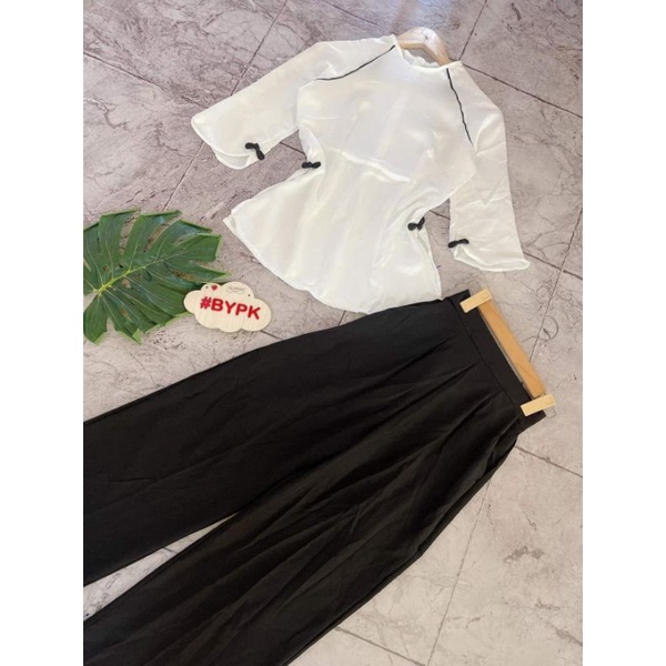 [ GIÁ SOCK ] SET ÁO BÀ BA , QUẦN ỐNG RỘNG CÓ CHUN CO DÃN | BigBuy360 - bigbuy360.vn