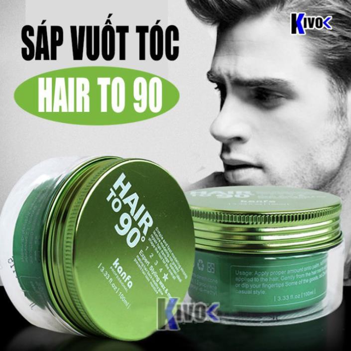 Sáp, Wax vuốt tóc HAIR TO 90 KANFA 100gr tạo kiểu giữ nếp cho tóc. HÀNG CHÍNH HÃNG .