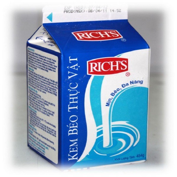 Kem béo thực vật Richs