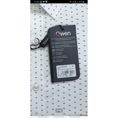 Sơ mi OWEN dài tay mã - AR16101D