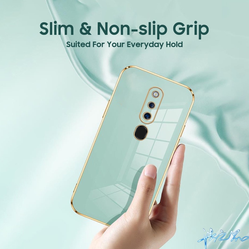 Ốp Điện Thoại Viền Thẳng Mềm Kết Cấu Sang Trọng + Dây Đeo Cho Oppo F11 Pro F11 F9 F5 F7 A16K A76 A57