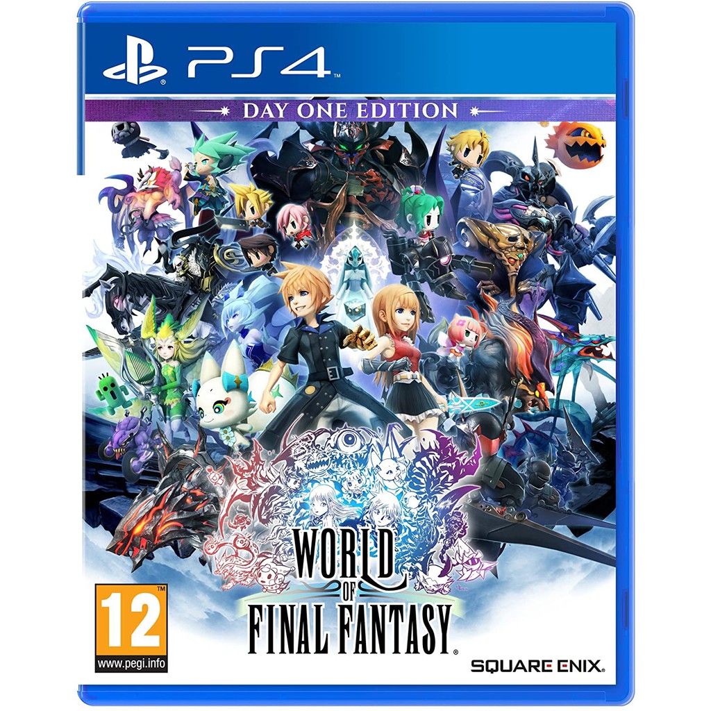 Đĩa Game Ps4 World Of Final Fantasy