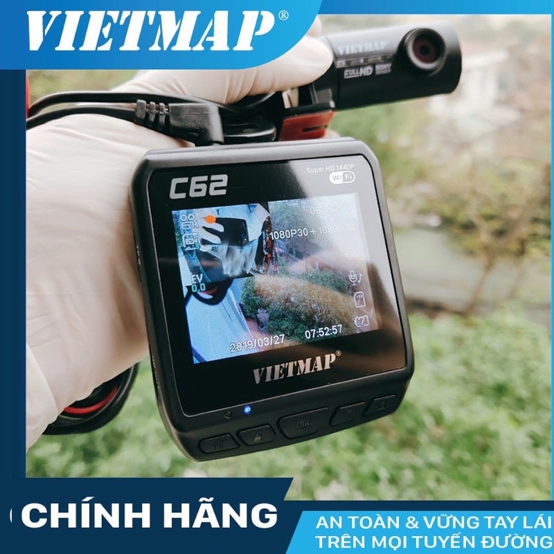 Camera hành trình ô tô Vietmap C62s + thẻ nhớ 32GB Class 10