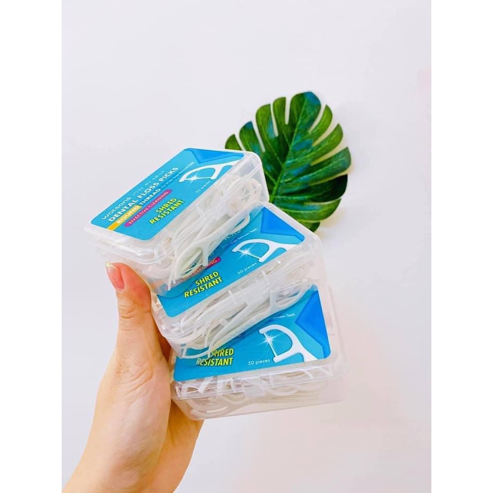 Tăm chỉ nha khoa Watsons Thái Lan 3 hộp 150 chiếc