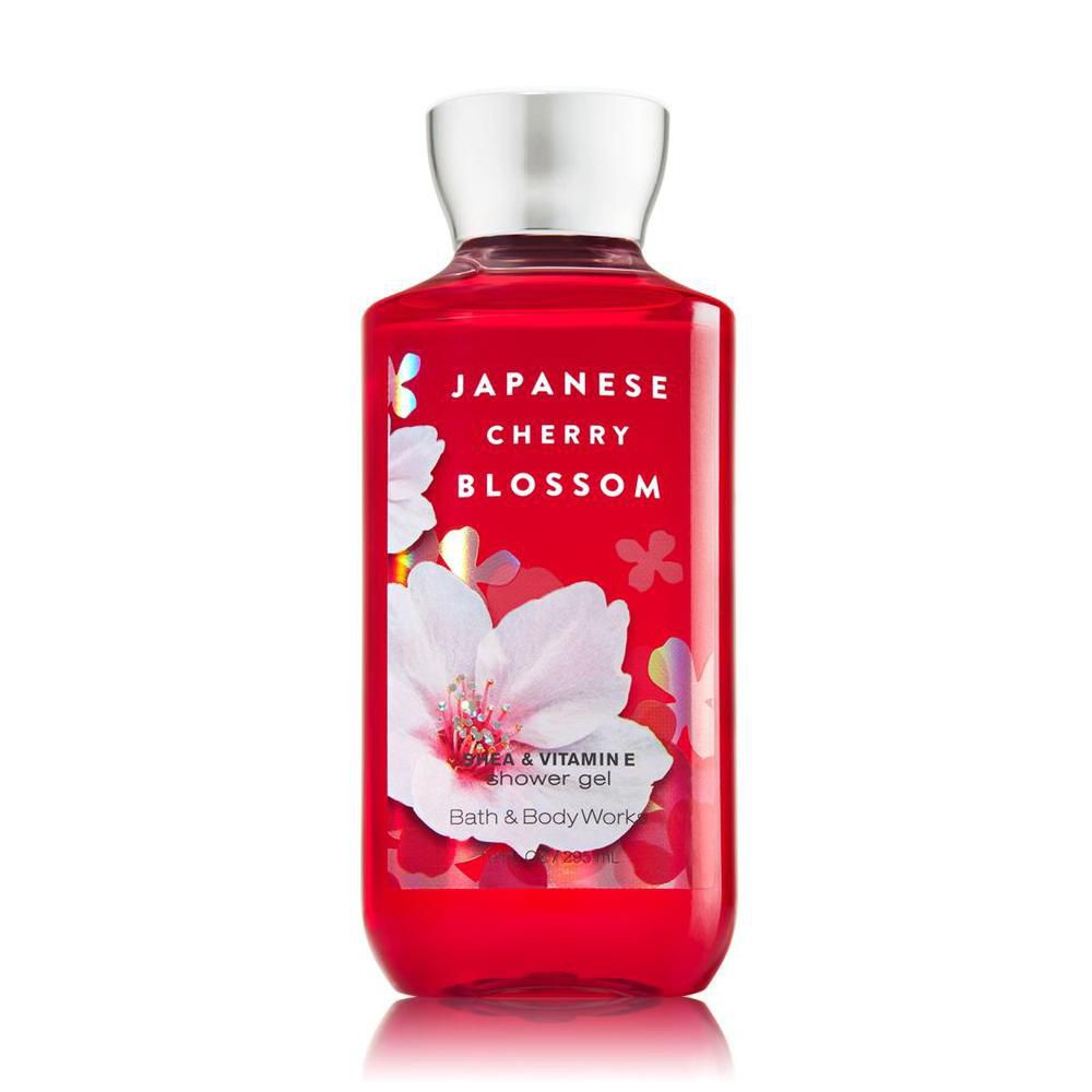 Sữa tắm Bath and Body Works Shea và Vitamin E mùi hương Japanese Cherry Blossom