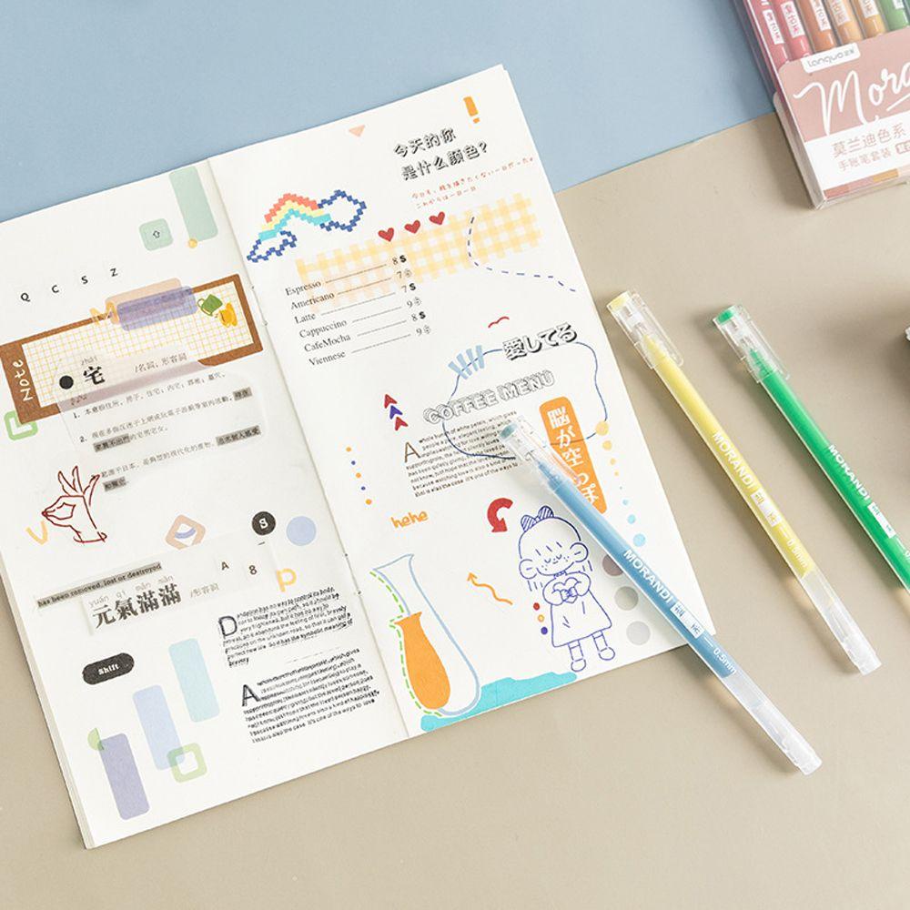 PEWANY Set 9 Bút Bi Phong Cách Vintage Độc Đáo