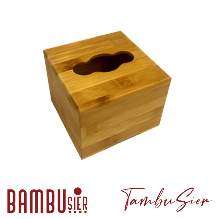 [BAMBOO] Hộp giấy ăn bằng tre tự nhiên cao cấp - hộp đựng giấy ăn gỗ tre Việt Nam [TISBOX]