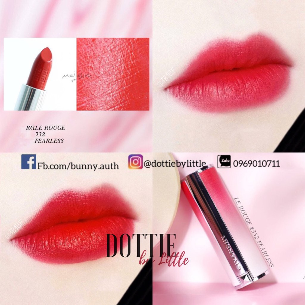 Givenchy Le Rouge 332 Fearless 332 Fearless Givenchy Lipstick 332
