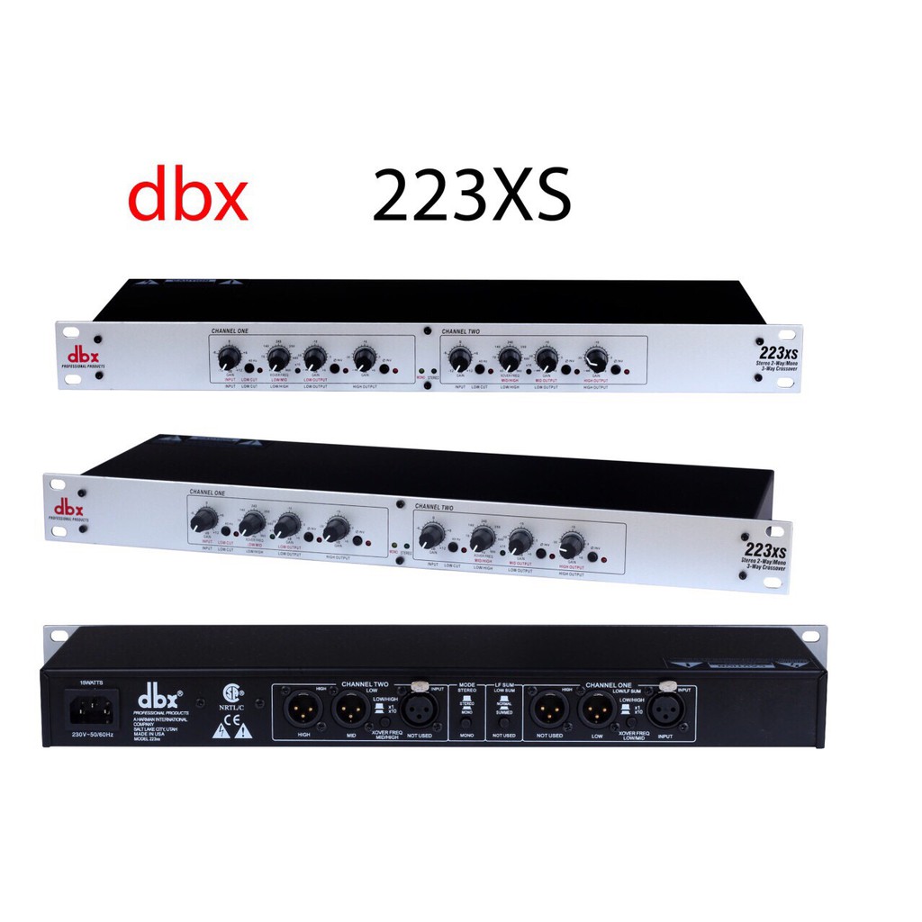  Thiết bị chỉnh âm Crossover DBX 223XS (Trắng)