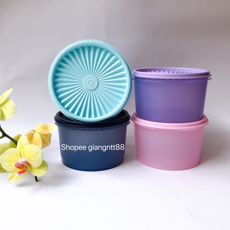 Bộ hộp bảo quản thực phẩm Midi Deco 4 hộp Tupperware | BigBuy360 - bigbuy360.vn