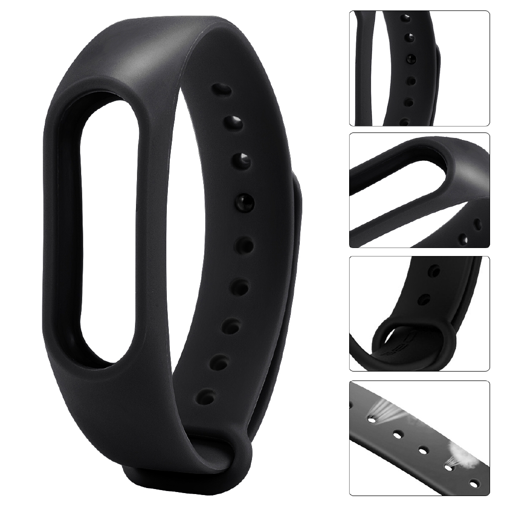 Dây đeo cao su thay thế cho Xiaomi Miband 2 chất lượng cao