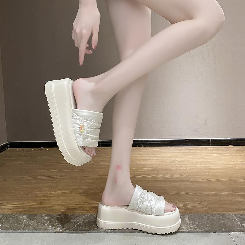 Giày Sandal Đế Dày Cao Gót Phong Cách Mùa Hè Mới Dễ Phối Đồ