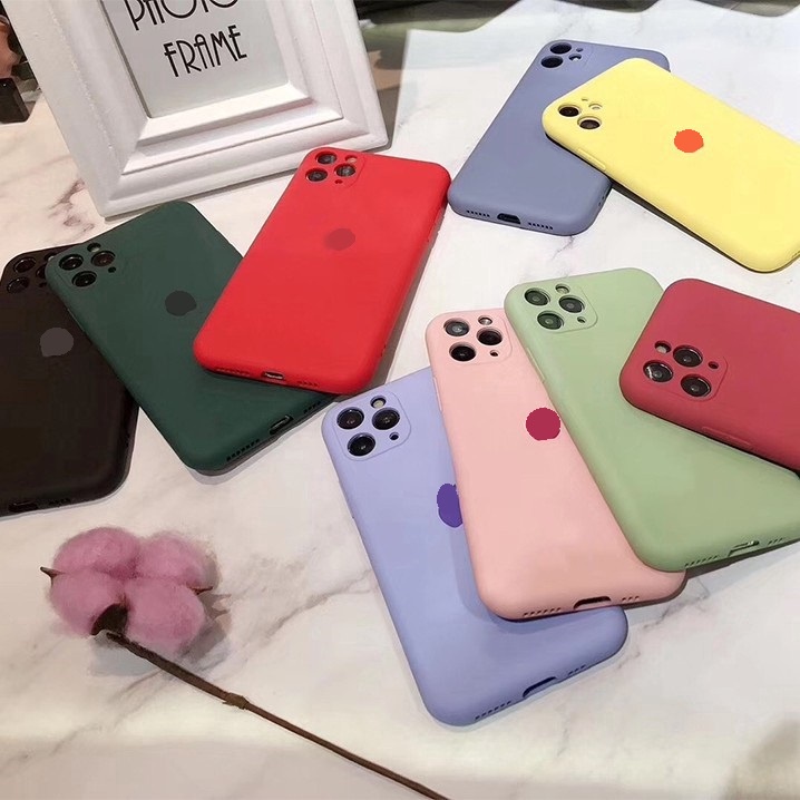 Ốp iPhone sillicon TPU bảo vệ camera cho iPhone 11 Pro ProMax 7 8 Plus X Xs XR XsMax