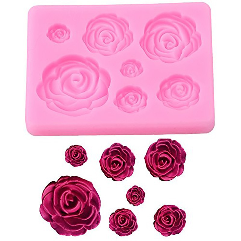 Khuôn Làm Bánh Kem Walfos Bằng Silicone 3d 6 X 8.5cm