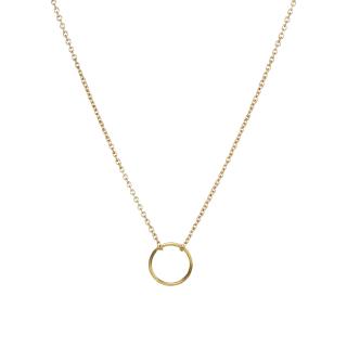 Minimalist Small Round Pendant Necklace Female Necklace Geometric Round Necklace Collar Collar CEP