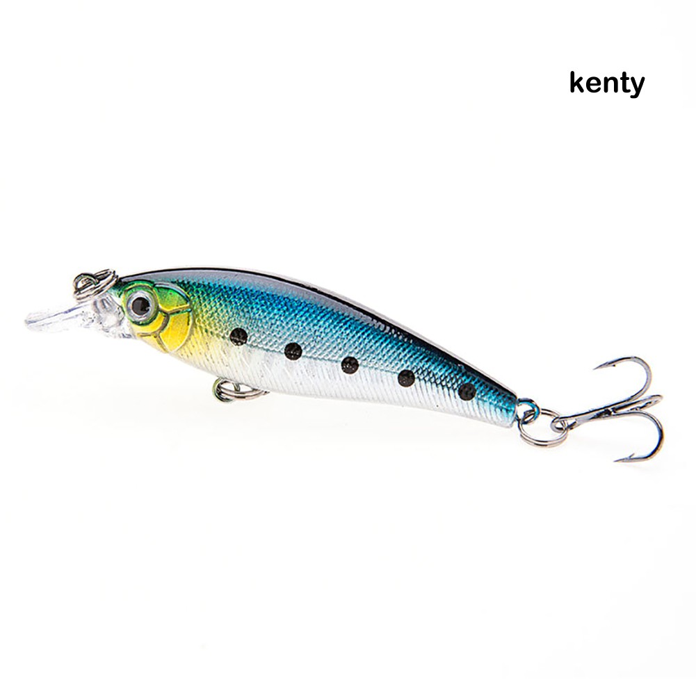 Đồ Chơi Nhân Vật Hoạt Hình Nhật Bản☀Mồi Câu Cá Giả Mắt 3D 7.5cm 6.7g 7.5G Có Móc