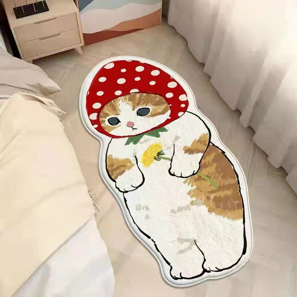 THẢM TRANG TRÍ| THẢM TRANG TRÍ 120X50CM MÈO XINH XẮN CUTE