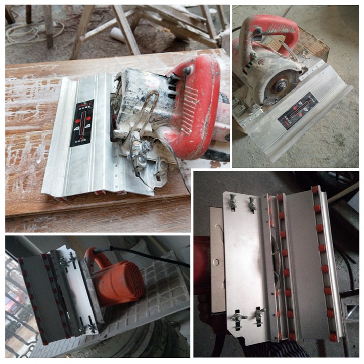 Đế Máy Bàn Mài Mòi Cắt Cạnh Gạch Men - Gá líp cạnh cắt góc gạch 45 Độ