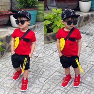Sét áo thun quần kaki cho bé trai ( combo HD)