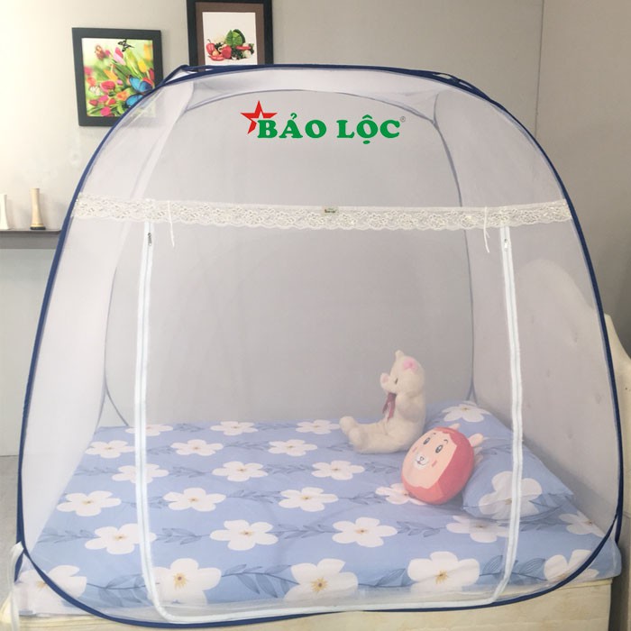 Mùng chụp tự bung đỉnh rộng 1m8 x 2m BẢO LỘC