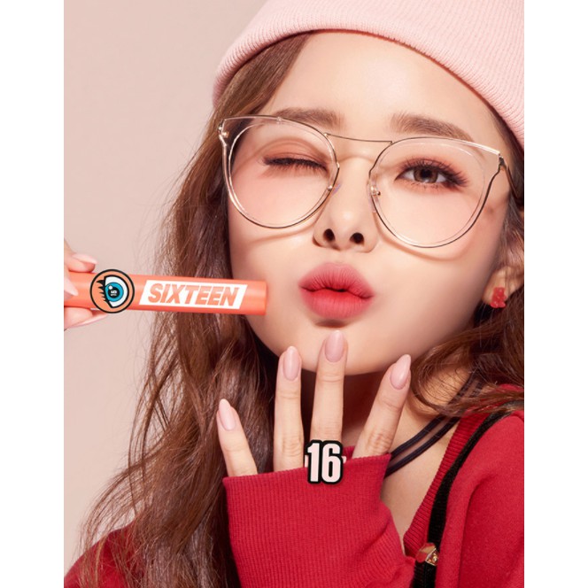 Son Kem Lì Sixteen 16, Mịn Môi, Lên Màu Chuẩn 16Brand Fruit Chu Tint 4.5g