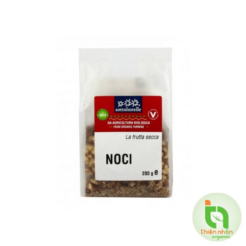 Nhân hạt óc chó hữu cơ Sottolestelle 200g