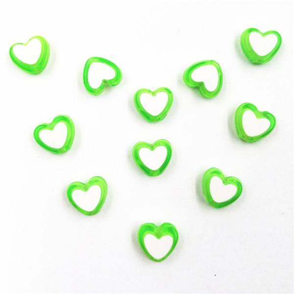 Set 150 hạt nhựa hình trái tim làm trang sức thủ công | BigBuy360 - bigbuy360.vn