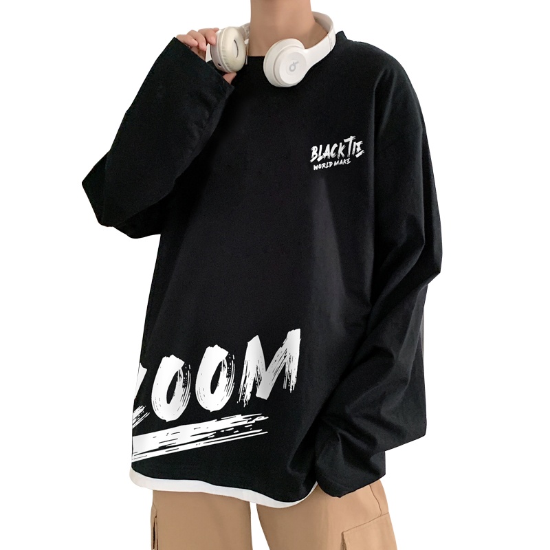 Áo thun tay dài cỡ lớn kiểu dáng thời trang (M-5Xl)