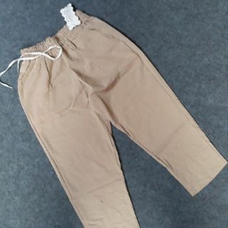 Quần lỡ nữ vải đũi xước