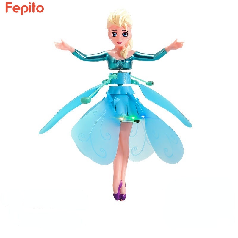 Đồ chơi bay cảm ứng bằng tay họa tiết công chúa Frozen có phát sáng độc đáo