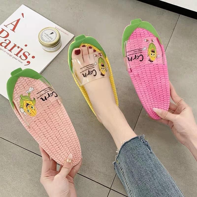 Dép nữ trái bắp Qc SIÊU ÊM SIÊU BỀN SALE SIÊU Sốc