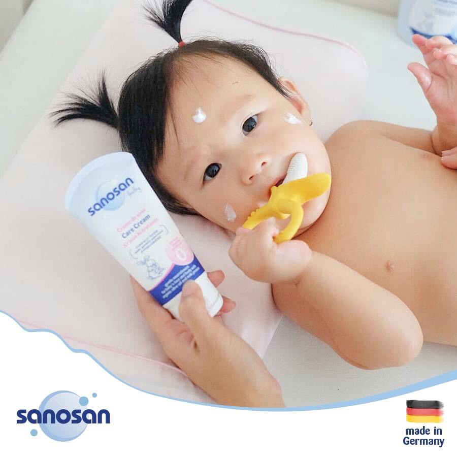 Kem dưỡng ẩm Sanosan cho bé, chiết xuất olive hữu cơ