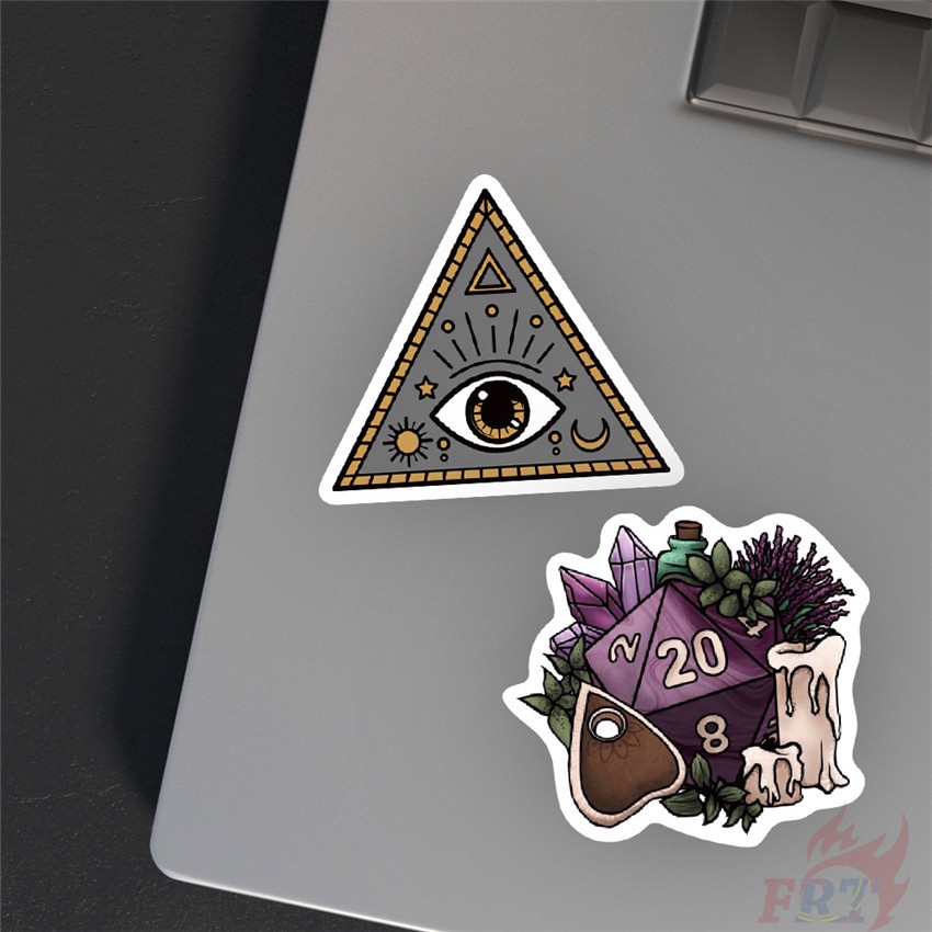 ❉ Miếng Dán Trang Trí Họa Tiết Graffiti Nghệ Thuật Kiểu Gothic Punk 01 ❉ Bộ 50 Sticker Chống Thấm Nước Họa Tiết Doodle Hợp Thời Trang