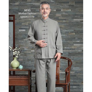 Bộ quần áo đi chùa cho ông già lịch sự, Quần áo người già MF85