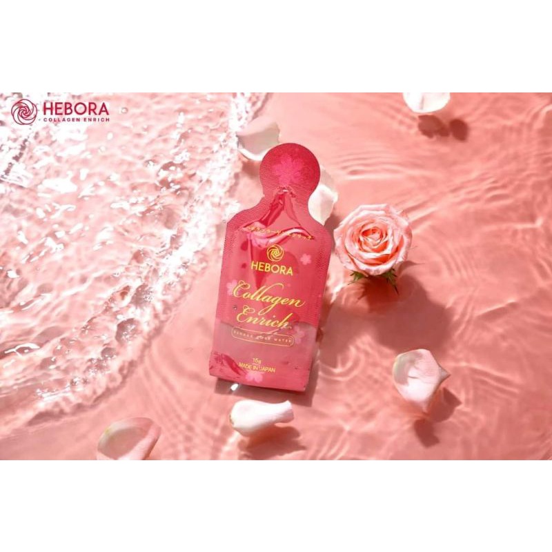 Hebora Collagen Enrich Damask Rose Water (28 gói) | Thế Giới Skin Care