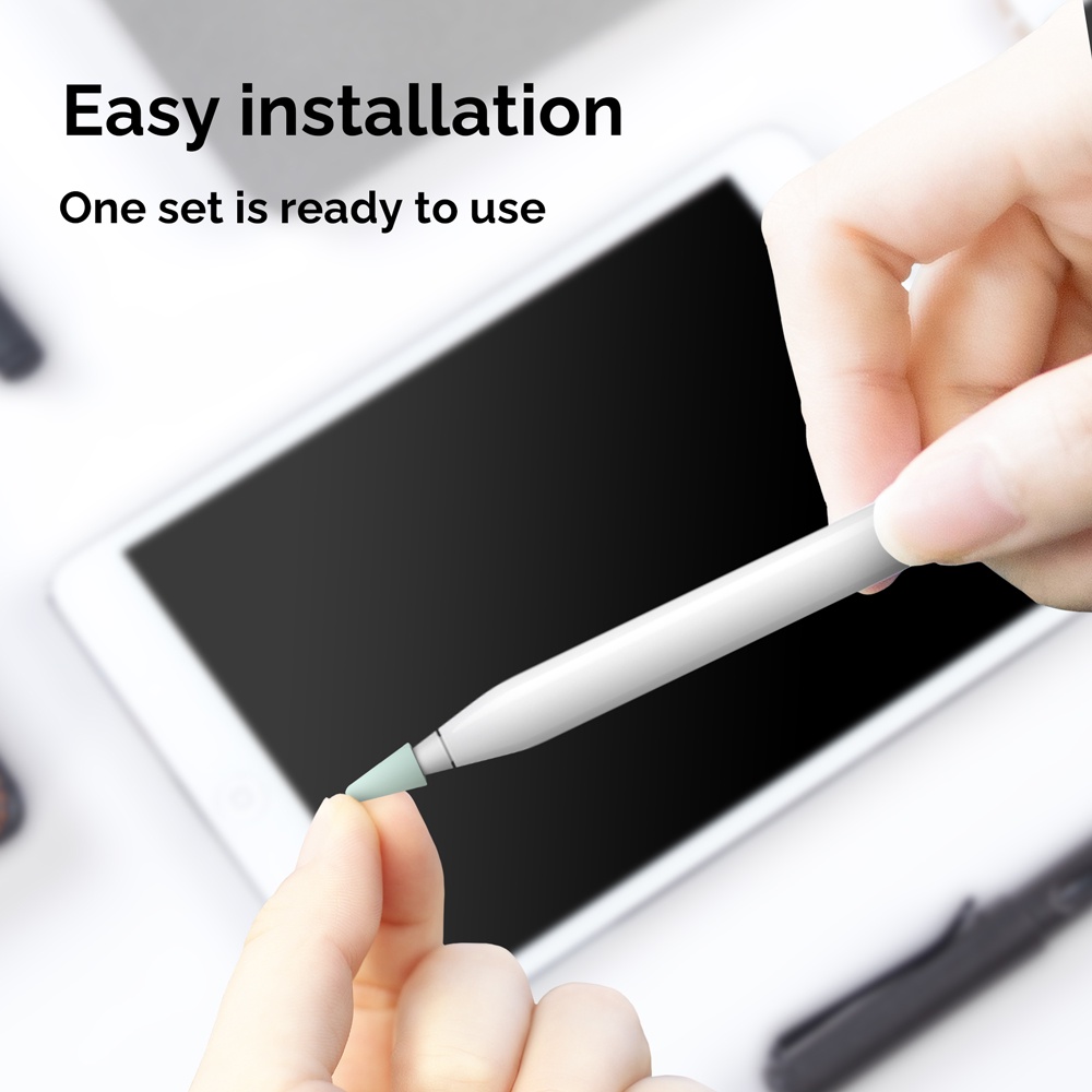 1 Vỏ Bọc Silicon Bảo Vệ Đầu Bút Thay Thế Thông Dụng