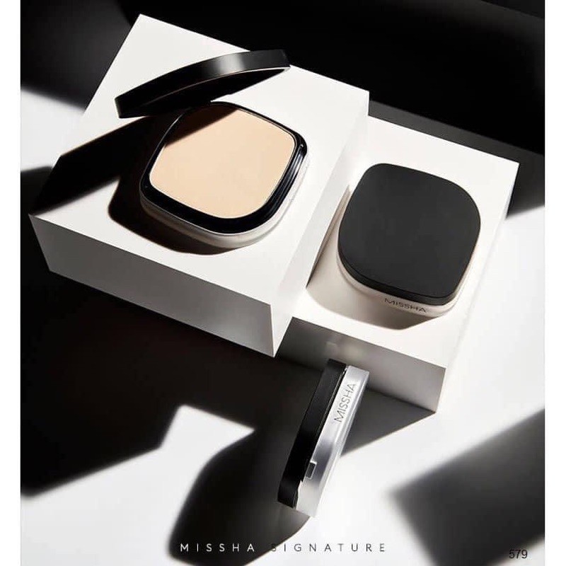 Phấn phủ Missha Dramatic Two Way Pact Sand SPF 50+/PA+++ [Săn Sale] [ Chính Hãng]