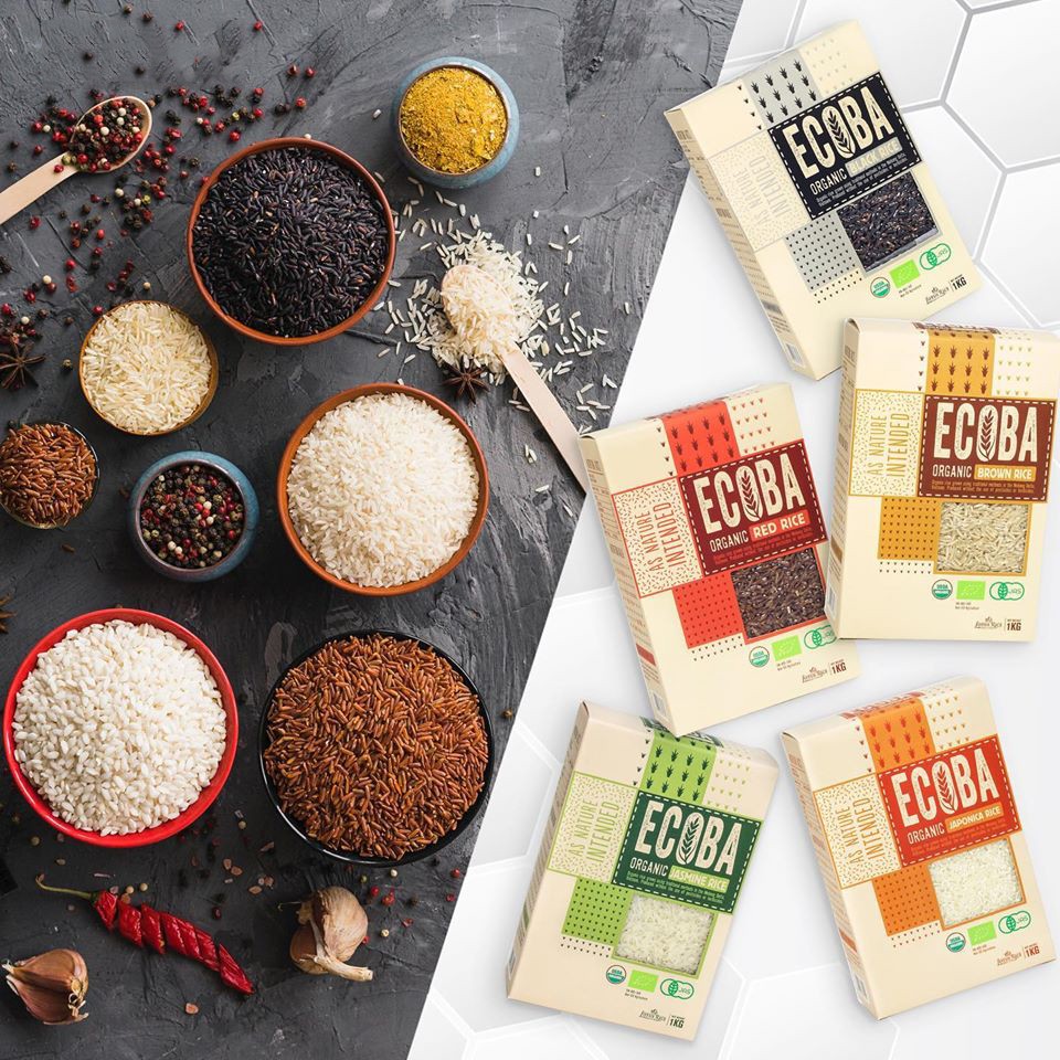 Gạo Nhật hữu cơ nấu cháo cho bé - ECOBA Sakura 1kg | BigBuy360 - bigbuy360.vn