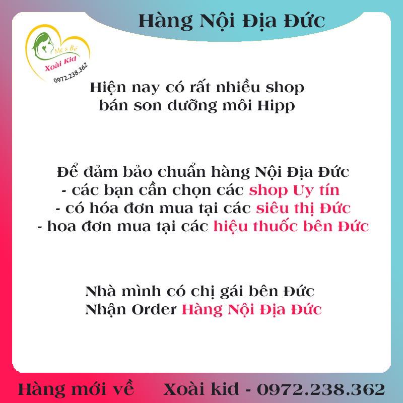 [auth] Son dưỡng môi hữu cơ HIPP BIO trẻ em cao cấp an toàn cho bé - Nội địa Đức Đủ Bill [Hot]